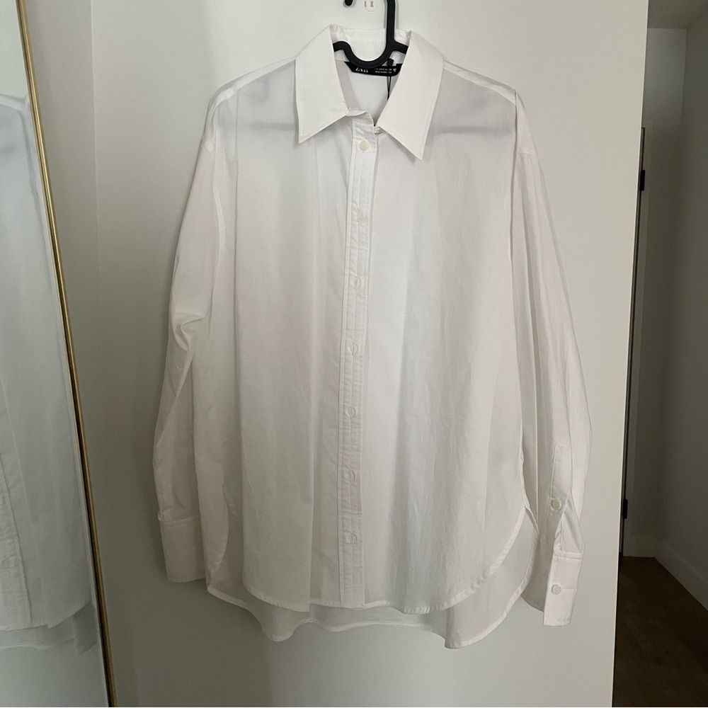 ZARA Poplin Shirt - Picture 2 of 5
